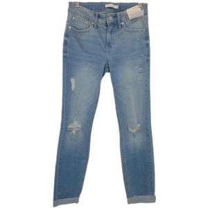 WOMEN'S LC Lauren Conrad Feel Good Cuffed Midrise Skinny Ankle Jeans